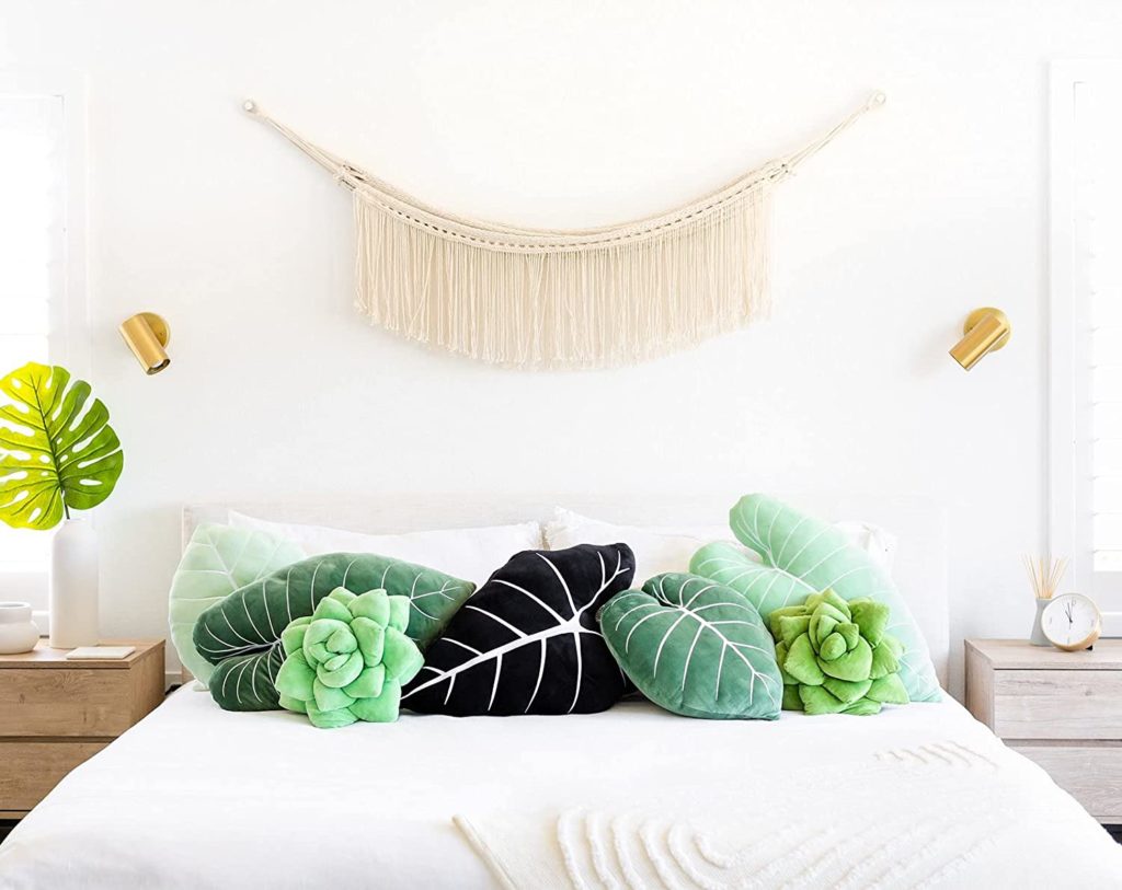 Succulent pillows: such a cool gift for someone who has everything!