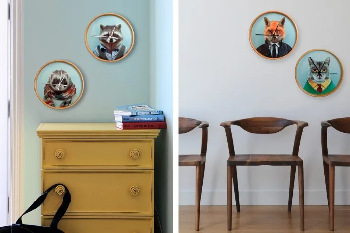 Zoo Portrait Clocks by photographer Yago Partal