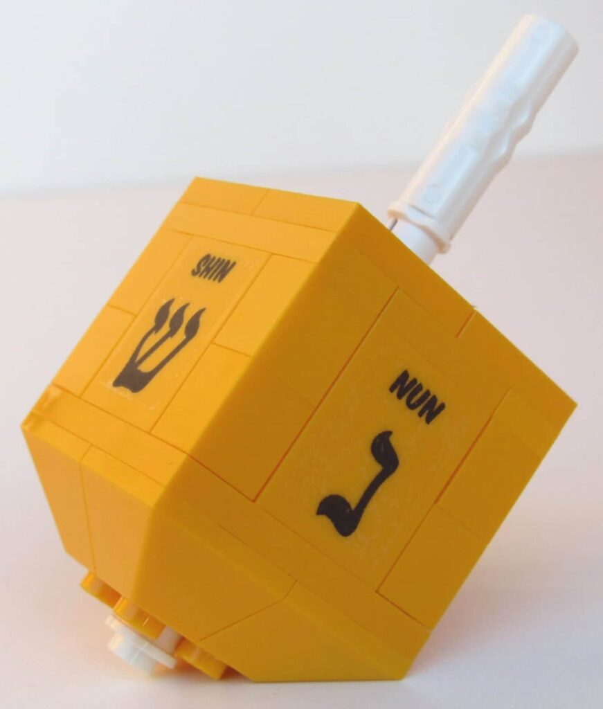 LEGO dreidel from Eagle Bricks on Etsy in your choice of colors LEGO dreidel from Eagle Bricks on Etsy in your choice of colors