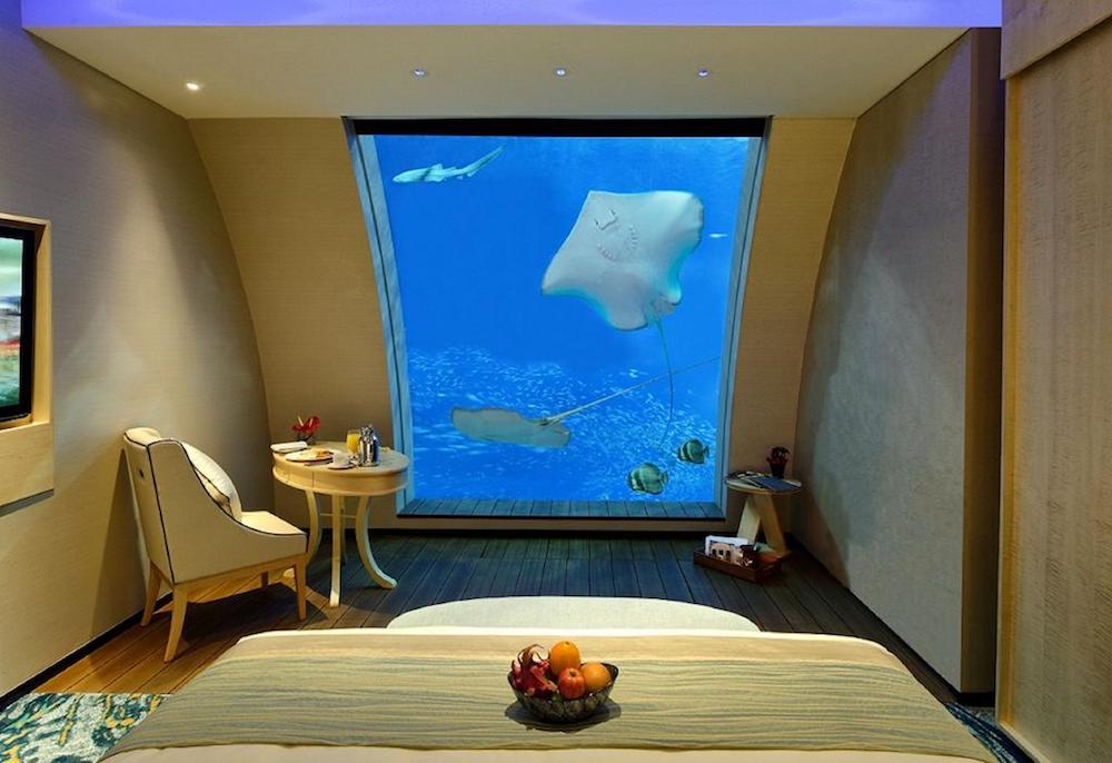 Coolest vacations to take with the kids: Book an underwater hotel room at the Resort World Santosa in Singapore