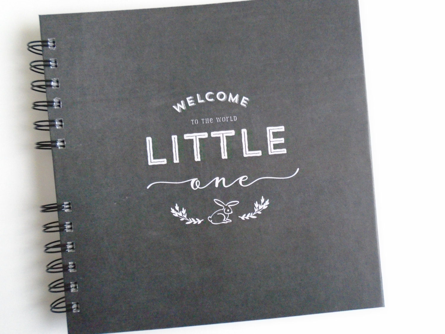 Black and white baby gifts: Black and white chalkboard baby book | Etsy Studio