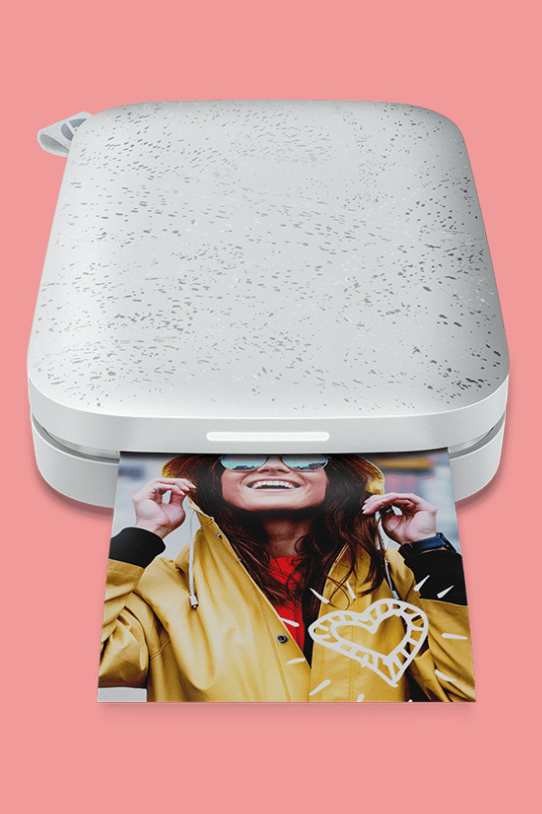 The HP Sprocket portable instant photo printer is a great gift for college students.