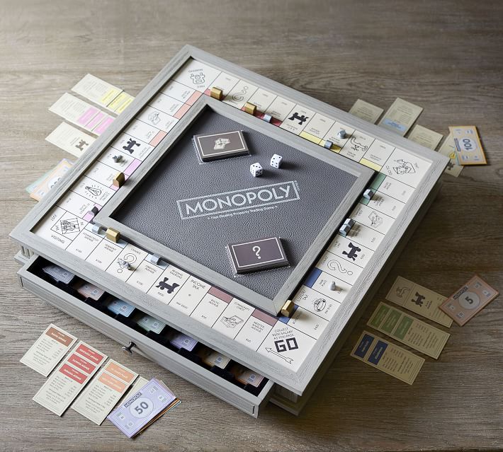 Meaningful Mother's Day gifts for mom or grandma:A board game for playing together over zoom calls -- like this luxury monopoly set | Mother's Day Gift Guide