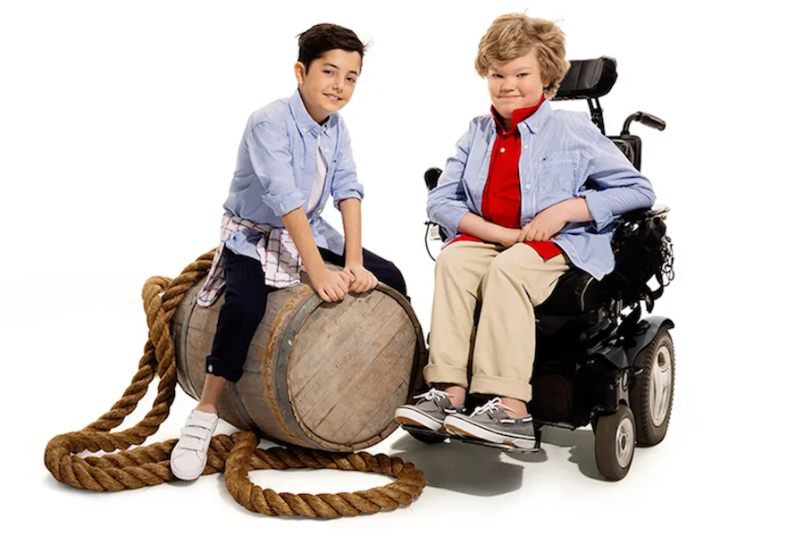 Cheering for Tommy Hilfiger's new styles of of adaptive clothing for kids and adults: WOW are they good