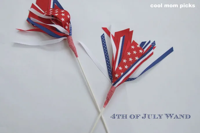 Fourth of July crafts for kids: DIY Ribbon Sparkler