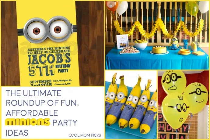 The ultimate roundup of fun, affordable Minions birthday party ideas