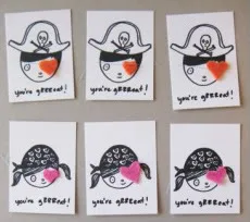 Arrrrrrr that's a cute Valentine's Day carrrrrd!