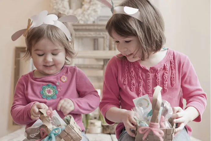 Free printable bunny and lamb ears