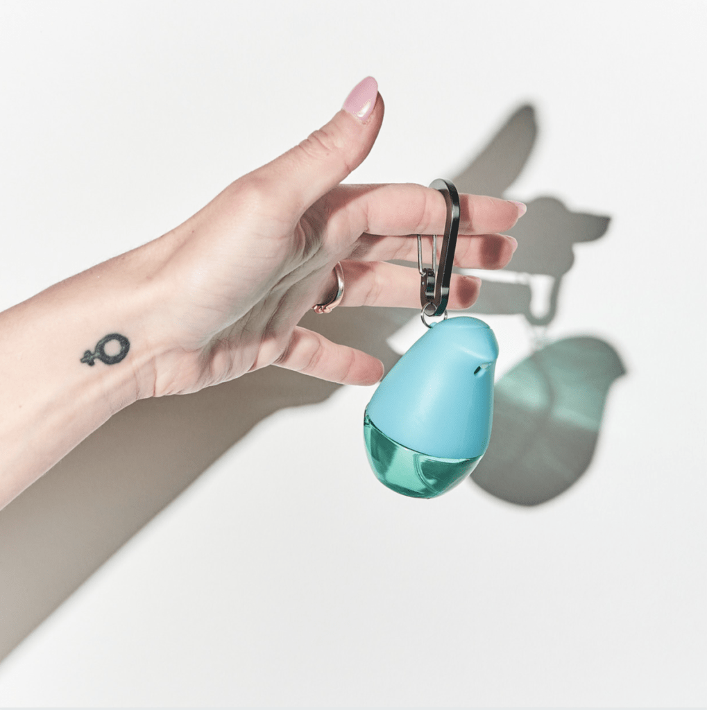 Olika hand-sanitizing clip ons are not only cute, they kill germs, smell great, and don't dry out your skin