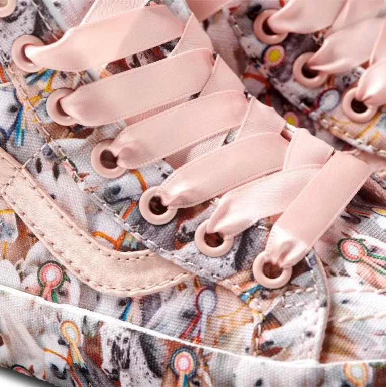New Vans x Molo horse sneakers close up: The photo-real design is so cool!