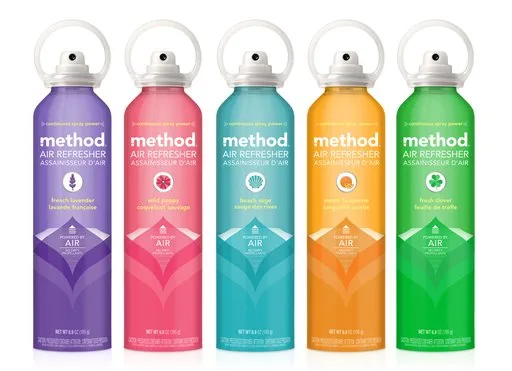 New Method Air Freshener in earth-friendly containers