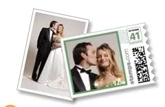 Photo Stamps Make Envelopes as Awesome as the Announcements Inside