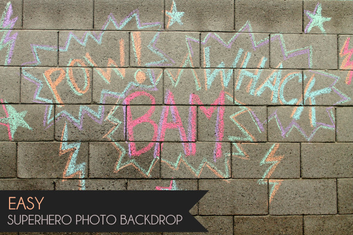 Free DIY Superhero Party Backdrop at Lil Luna | Cool Mom Picks