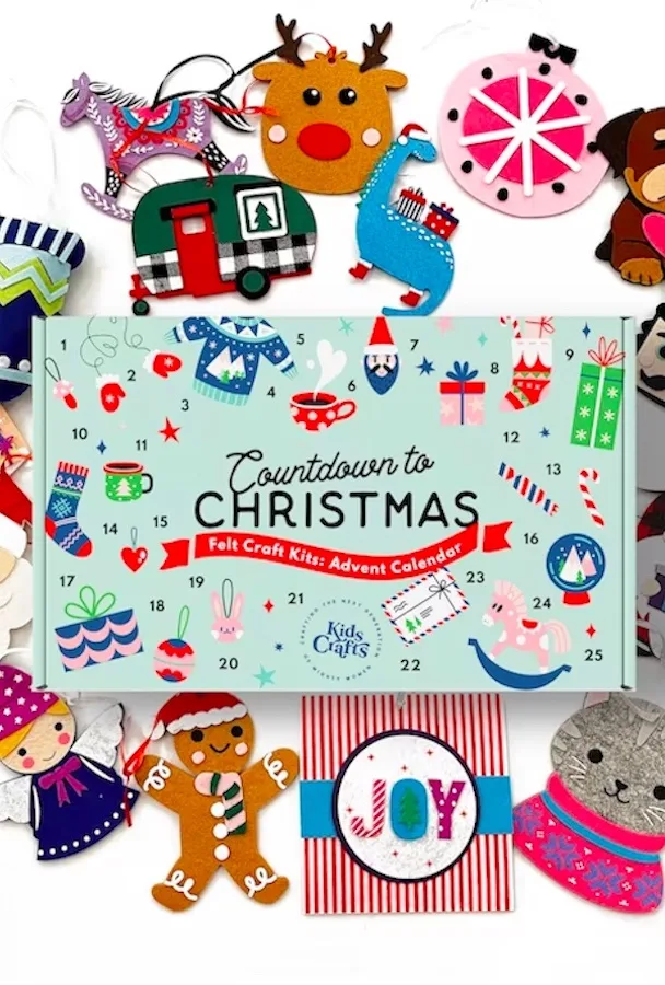 Best Advent Calendars of 2023: Kids Crafts Felt Crafts Advent Calendar