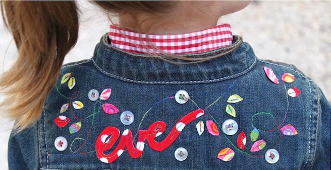 DIY customized denim jackets: Denim Jacket by Crafterhours