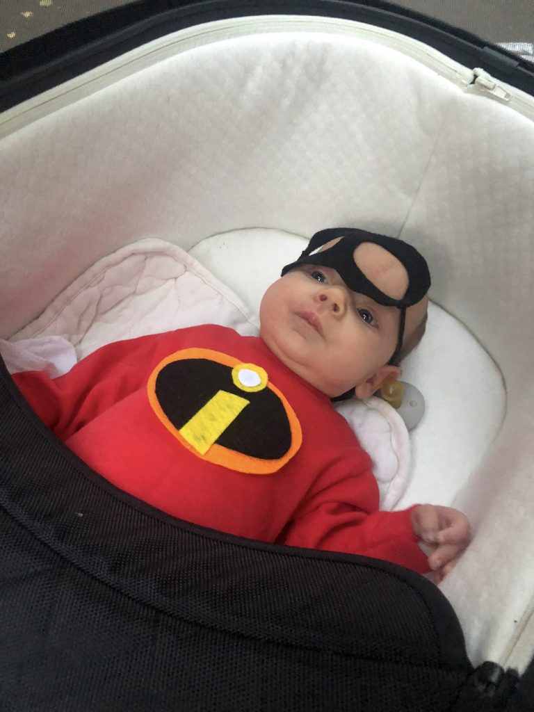 Best Garden Place, Brooklyn Halloween costumes 2018: Baby Incredible! | © Cool Mom Picks