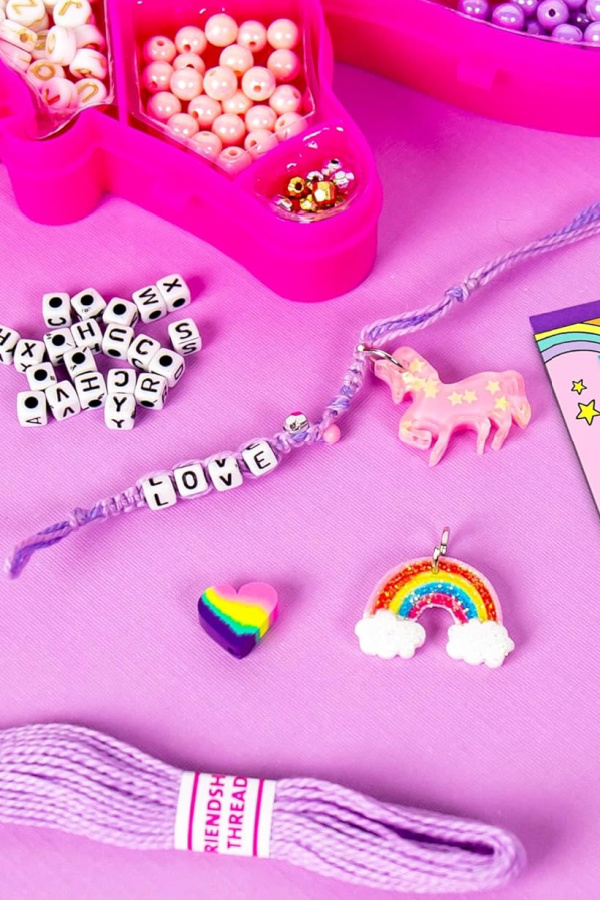 Friendship bracelet kit: An easy valentine's craft kids can make to give their friends