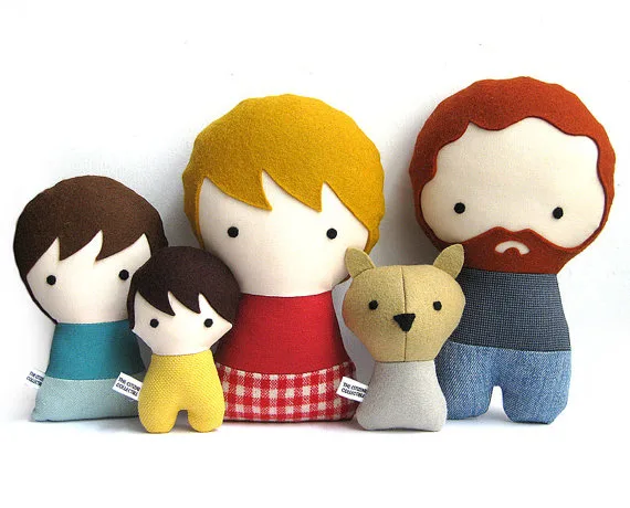 Custom family dolls from Citizens Collectible