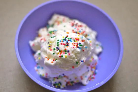 How to make snow ice cream