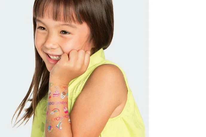 Tattly's new Charm-It temporary tattoo charm bracelets for kidsry