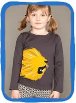 Kids' tees with teeth. Fierce.