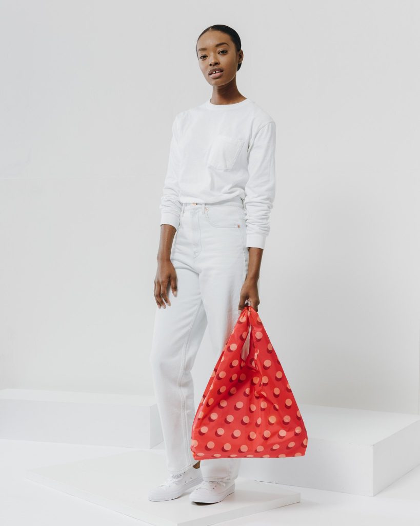 Baggu reusable bags make fabulous holiday gift wrap that becomes a second gift!