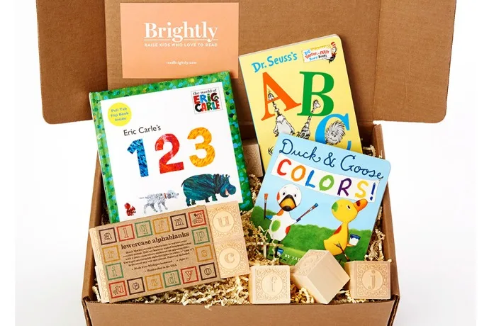Brightly gift boxes: Carefully curated boxes of books + gifts perfect for baby showers and gifts for kids