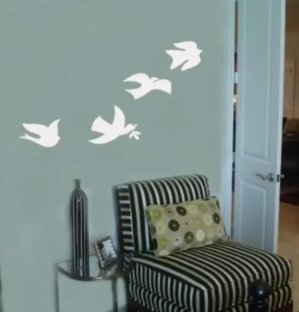 Just like the white winged dove