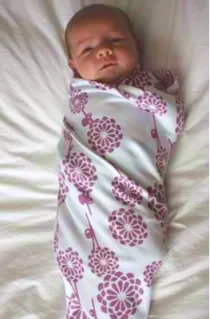 Baby blankets that you can drool on too.