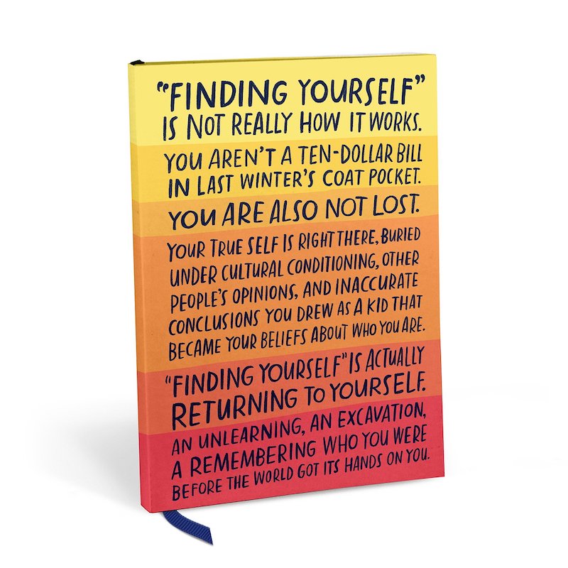 Real self-care gift ideas: An inspiring journal...that's actually inspiring...from Emily McDowell