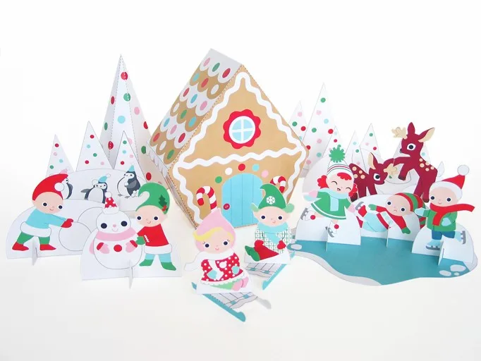 Printable Gingerbread House