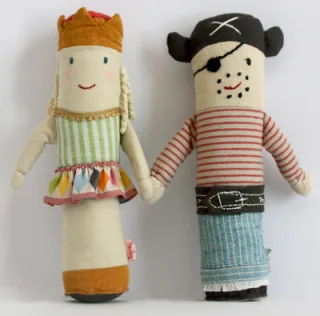 Avast, me hearties! It's a pirate rattle! And it's cute!