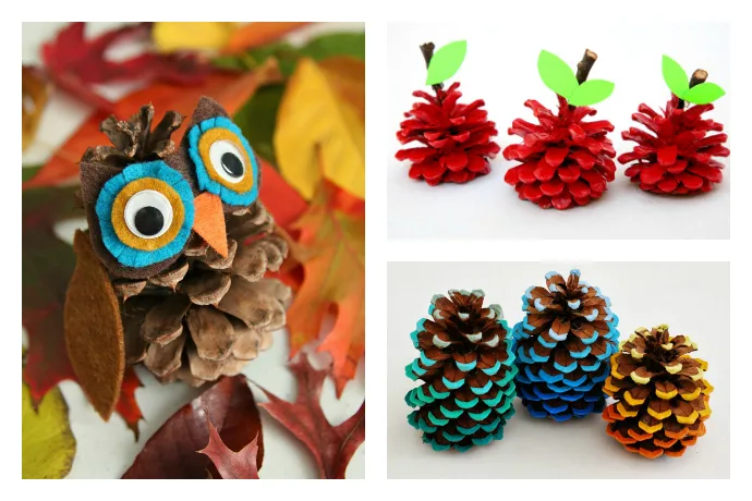 Get to gathering, everyone. Because we've found the cutest pinecone crafts to keep you busy the whole season.