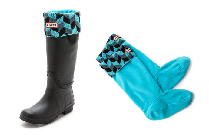 Cool boot socks that make your old Hunter Boots new again.