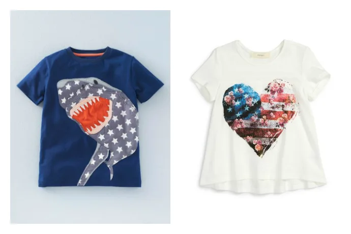 Flag day T-shirts: we've got you covered with these tees that add a lot of style to an old idea.