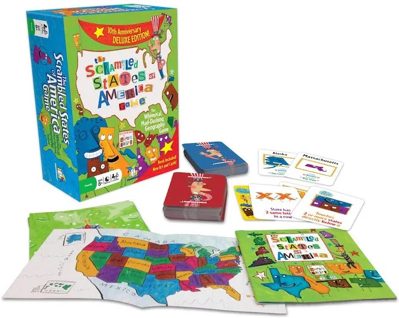 Great geography board games for homeschool: Trekking the National Parks