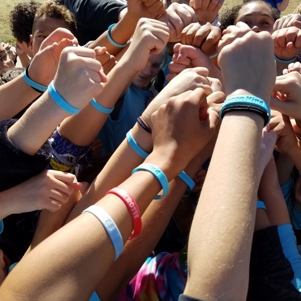 Choose Kind wristbands to support the Childrens Craniofacial Assn. Photo: Durant Intermediate School Choose Kind wristbands to support the Childrens Craniofacial Assn. Photo: Durant Intermediate School