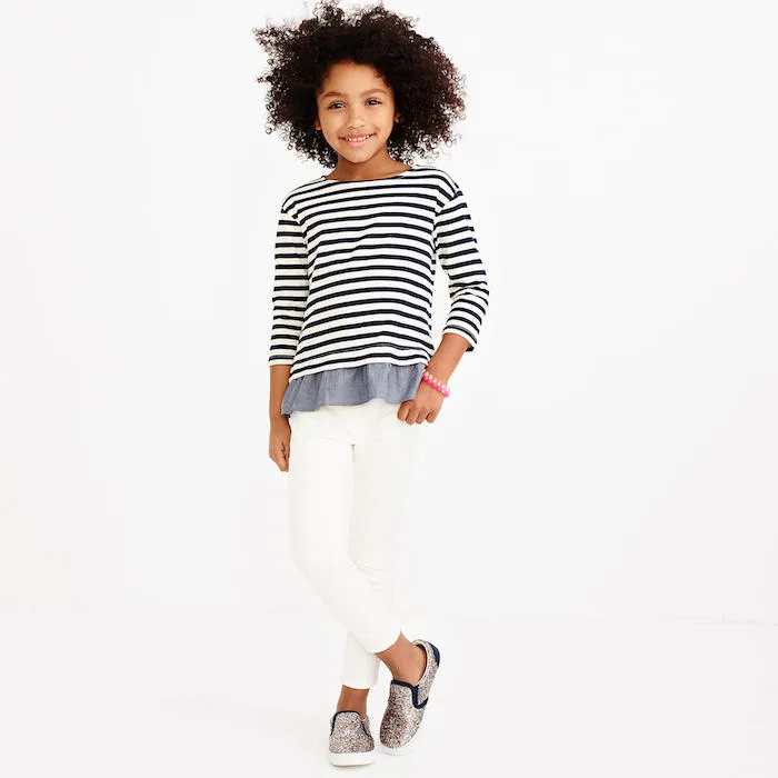 J.Crew Factory sale: Ruffle Hem T-shirt