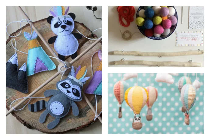 Easy and fun DIY mobile kits that still look adorable. Yes please!