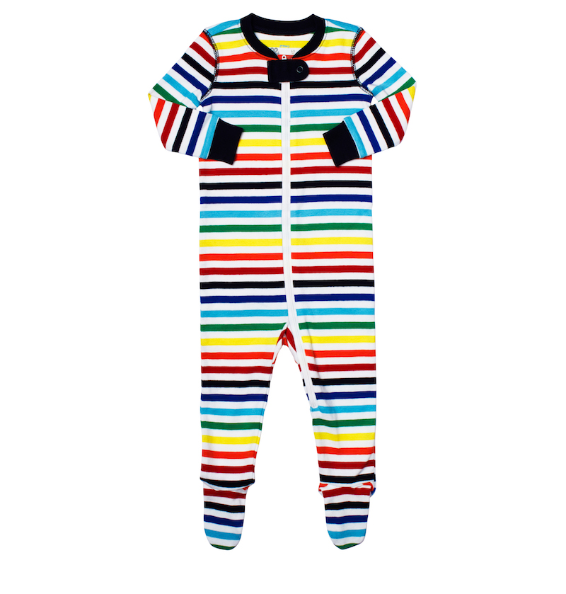 Kids' rainbow clothing: Sleeper by Primary