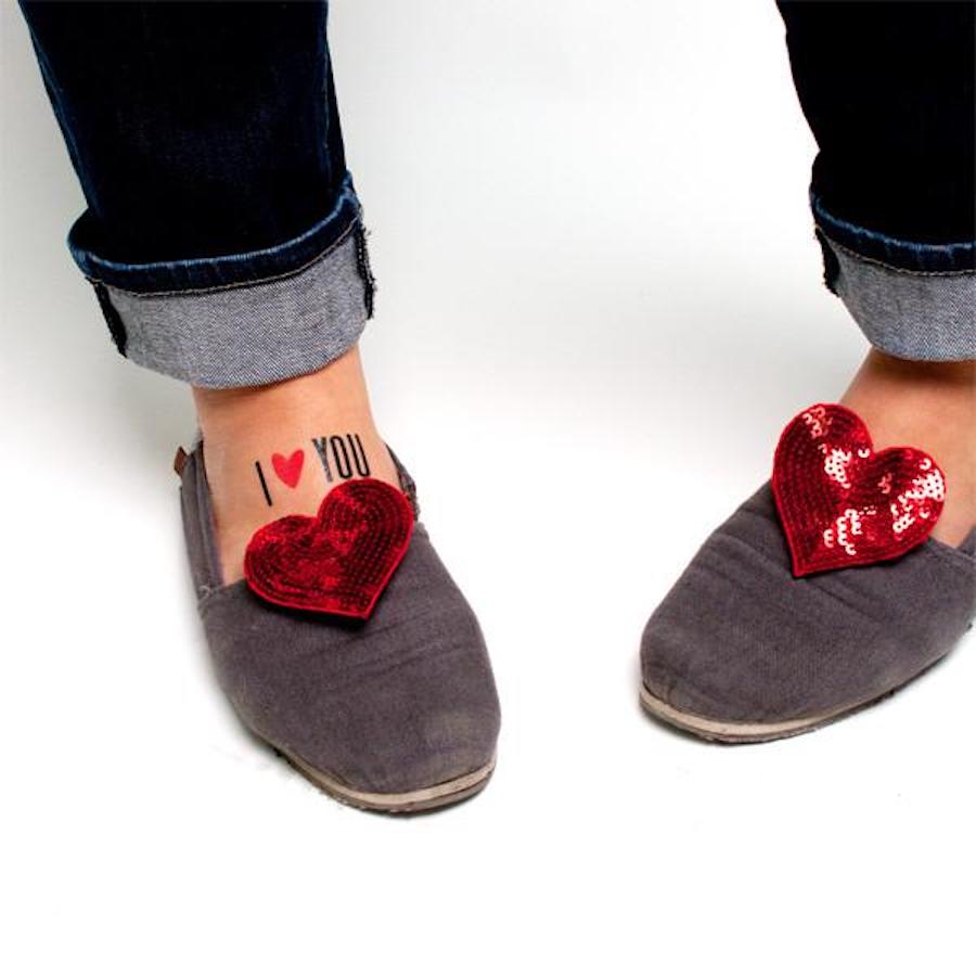 Affordable Valentine's Day gifts for kids under $15: I Heart You tattoos by Tattly