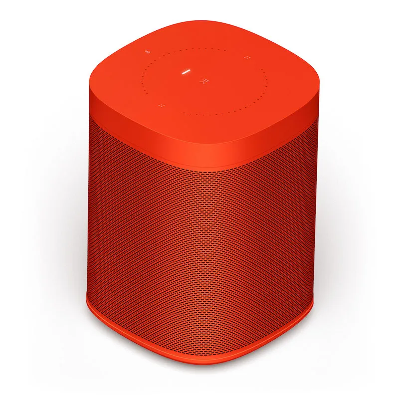 Practical Valentines gifts for her: HAY Sonos One limited edition vibrant red speaker