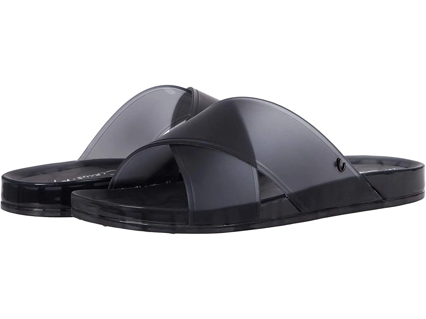 Love these Jellies flats in geometric styles for 2021 -- sized for teens and women
