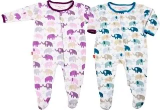 Clothes that are easy to get baby in and out of--and now easy on the eyes, too.