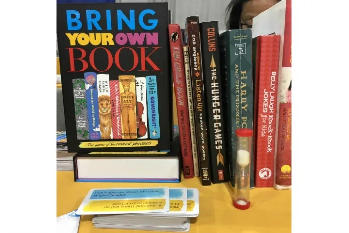 Bring Your Own Book game for families by Gamewright