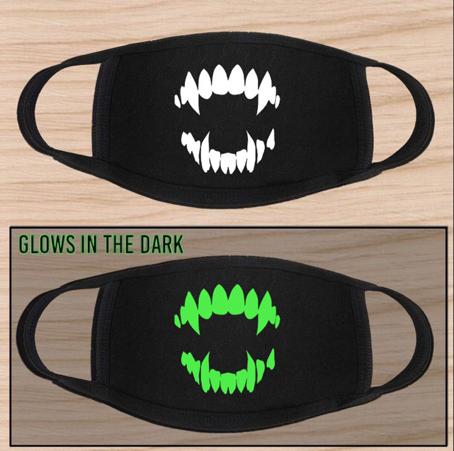 Halloween face masks for kids: Dracula Halloween mask from Honey and Penny Designs