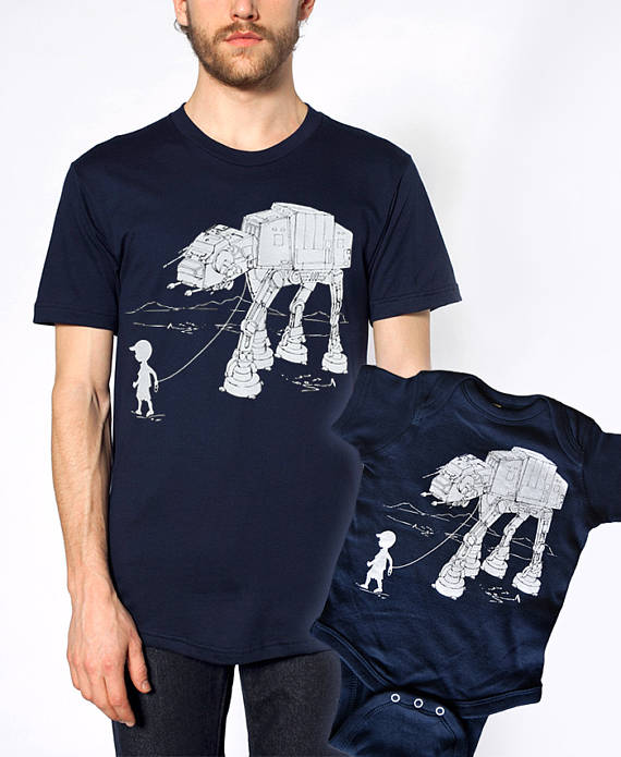 Daddy and me tees: Daddy and me Star Wars tees | Engram Clothing
