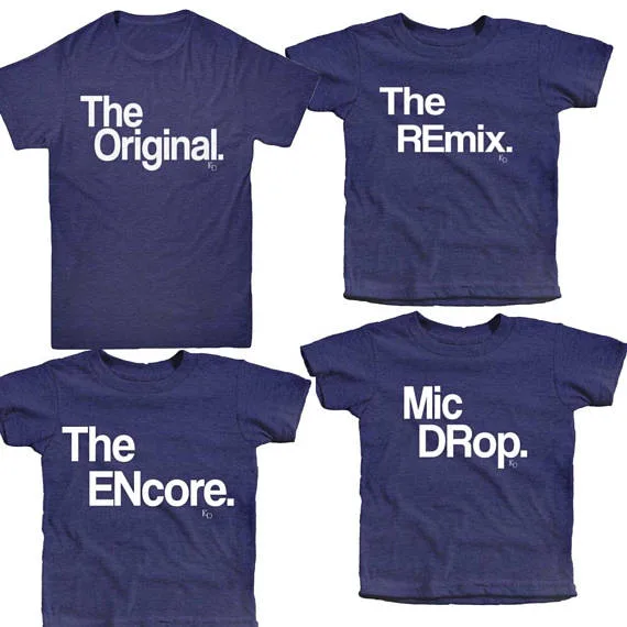 Original/remix daddy and me tee set from KaAns Designs