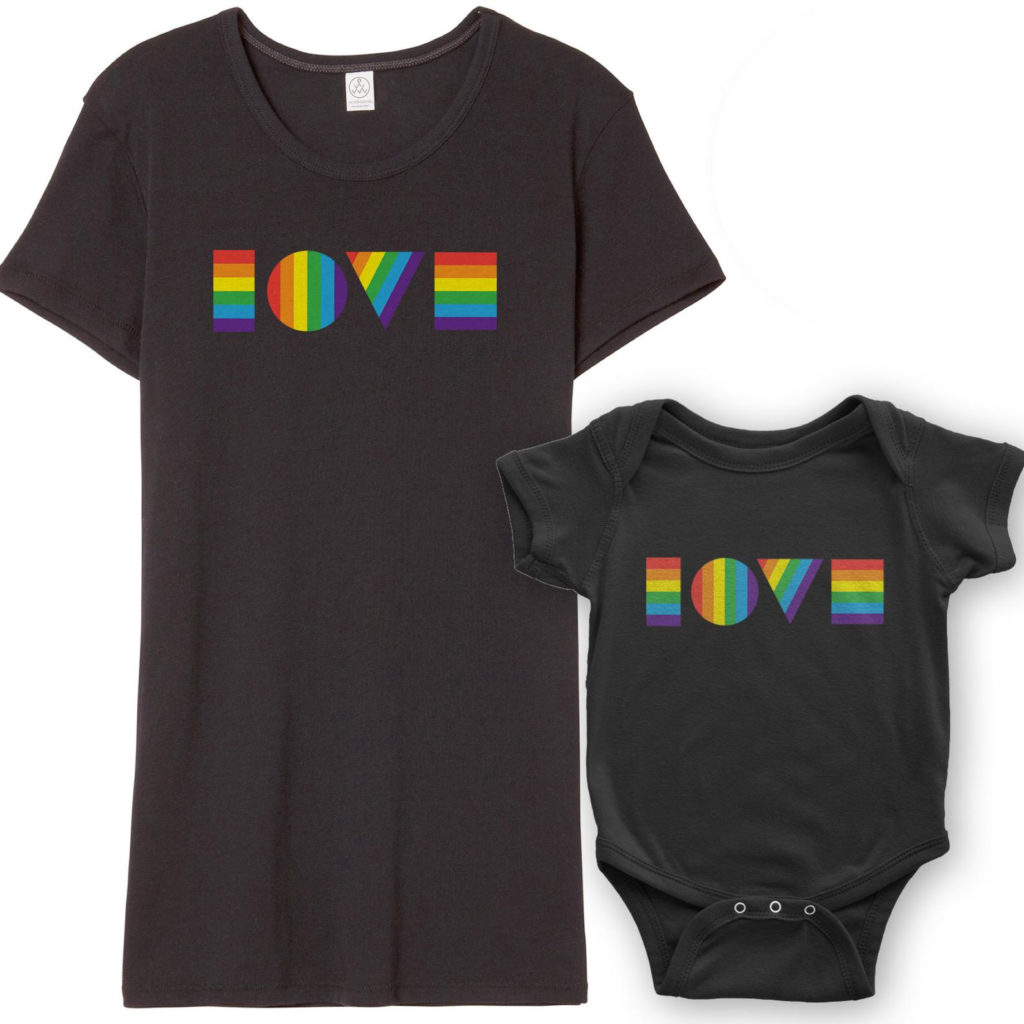Best baby shower gifts under $50: LGBTQ love baby gift set| Cool Mom Picks Baby Shower Gift Guide