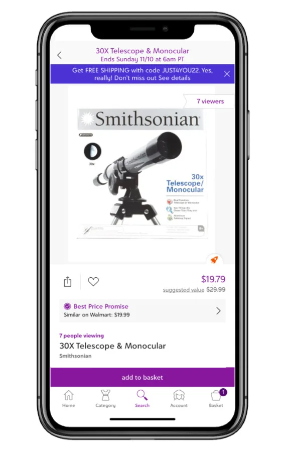 5 great Zulily deals on toys for the holidays: Smithsonian telescope for kids 8 and up